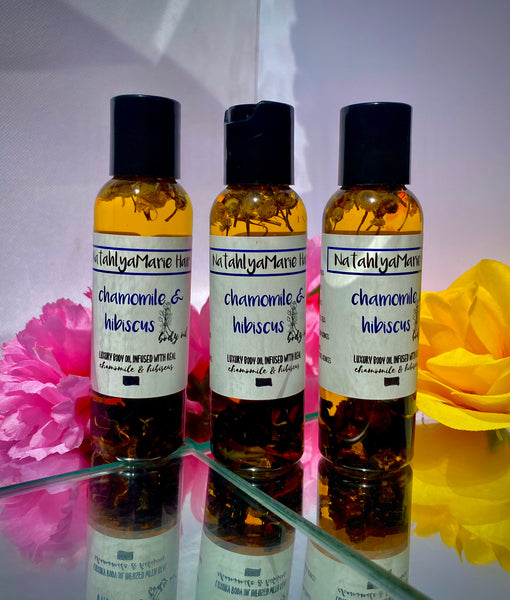 Chamomile & Hibiscus Body Oil