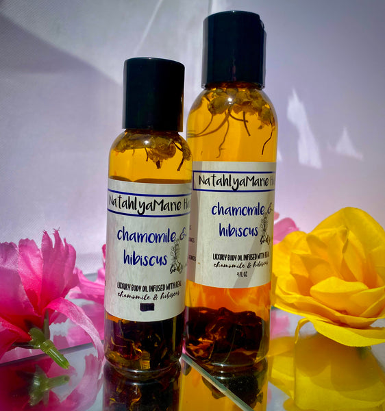 Chamomile & Hibiscus Body Oil