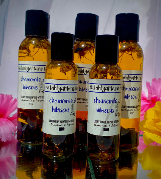 Chamomile & Hibiscus Body Oil