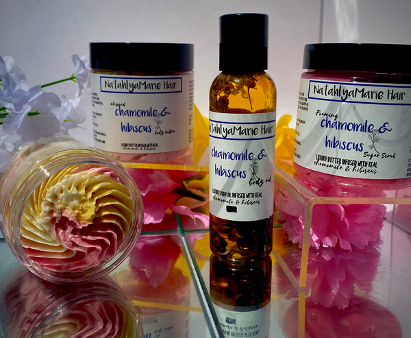 Chamomile & Hibiscus Body Bundles